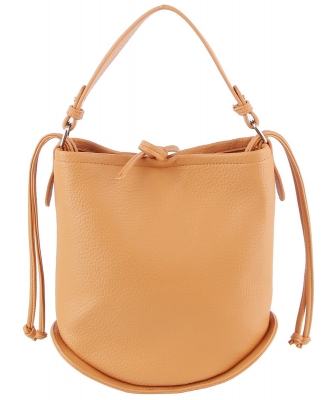 Fashion Drawstring Bucket Crossbody Bag LD159 BROWN